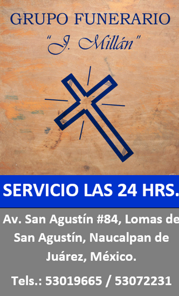 Identidad de Grupo Funerario J. Millán y sus datos de contacto